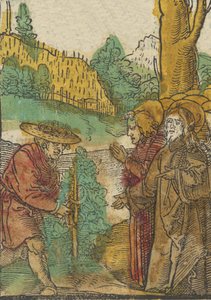 Vertaus viinitarhan työntekijöistä, Das Plenariumista, 1517. tekijältä Hans Schäufelein the Elder