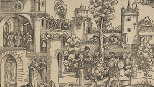 Susannan tarina, 1536. tekijältä Hans Schäufelein the Elder