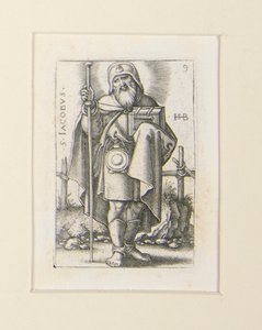Kahdentoista apostolin sarja etulevyllä tekijältä Hans Sebald Beham