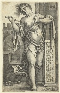 Lucretian kuolema tekijältä Hans Sebald Beham