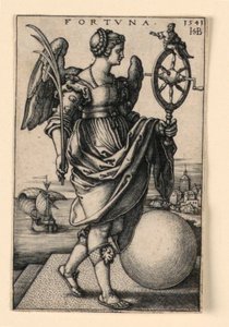 Fortuna (Fortune) finlandès tekijältä Hans Sebald Beham