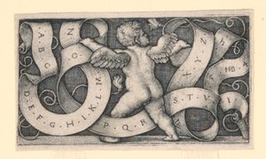 Nero aakkosten kanssa tekijältä Hans Sebald Beham