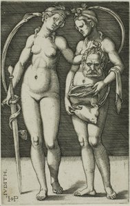 Judith ja hänen palvelijansa tekijältä Hans Sebald Beham