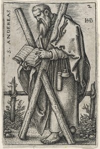Pyhä Andreas, 1541-46 tekijältä Hans Sebald Beham