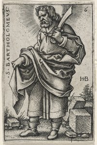 Pyhä Bartolomeus, 1541-46 tekijältä Hans Sebald Beham