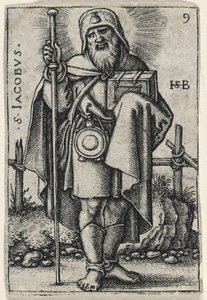 Pyhä James, majuri, 1541-46 tekijältä Hans Sebald Beham