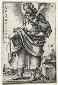Pyhä Bartolomeus tekijältä Hans Sebald Beham