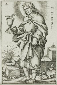 St. John, levy 4 julkaisusta Kahdestatoista apostolia tekijältä Hans Sebald Beham