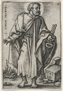 Pyhä Pietari, 1541-46 tekijältä Hans Sebald Beham