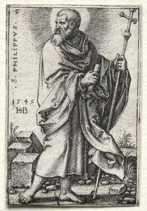 Pyhä Filippus, 1545-1546. tekijältä Hans Sebald Beham