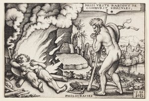 Herculesin kuolema tekijältä Hans Sebald Beham
