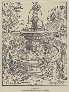 Nuoruuden lähde, 1500-luku tekijältä Hans Sebald Beham