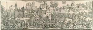 Suuren kylän messut tekijältä Hans Sebald Beham