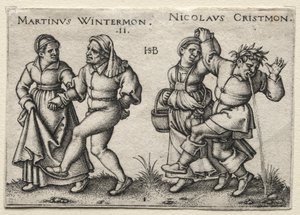 Kylän häät: Martinus Wintermon / Nicolaus Cristmon tekijältä Hans Sebald Beham