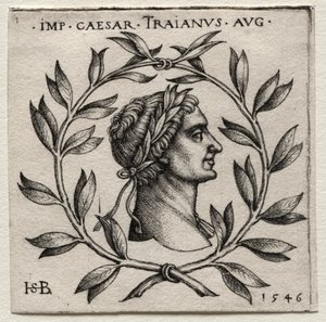 Trajanus, 1546. tekijältä Hans Sebald Beham