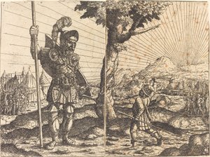 Daavid ja Goljat, 1551.