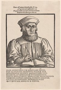Johann Aventinus Johann Turmair, 1554. tekijältä Hans Sebald Lautensack