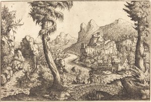 Lento Egyptiin, 1558. tekijältä Hans Sebald Lautensack