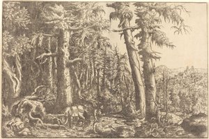 Laupias samarialainen, n. 1558. tekijältä Hans Sebald Lautensack