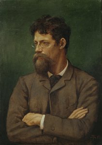Siellä Albert Lang maalaa tekijältä Hans Thoma
