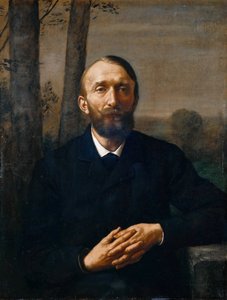 Konrad Fiedlerin muotokuva 1841-1895, 1884. tekijältä Hans Thoma