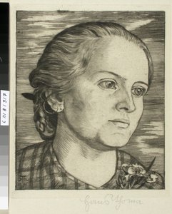 Naisen muotokuva tekijältä Hans Thoma