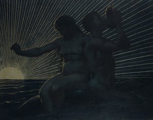 Triton-pari, 1892 tekijältä Hans Thoma
