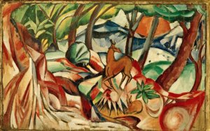 Reh Berglandschaftissa tekijältä Hans Thuar