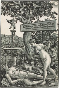 Pyramus ja Thisbe, c. 1510. tekijältä Hans Wechtlin