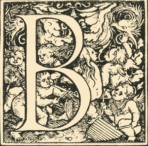 B - Hans Weiditzin aakkoset, c1520-1521, 1908. tekijältä Hans Weiditz