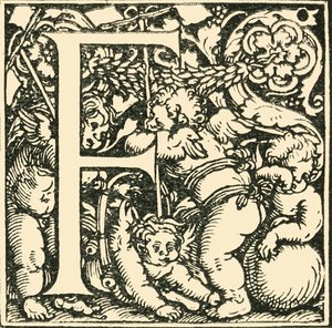 F - Hans Weiditzin aakkoset, c1520-1521, 1908. tekijältä Hans Weiditz