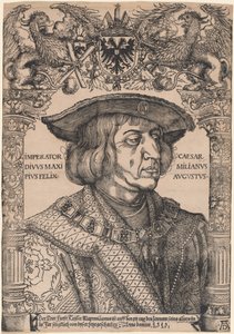 Keisari Maximilian I tekijältä Hans Weiditz, II, after Albrecht Dürer
