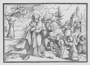 Karhut tuhoavat Elisaa pilkanneet lapset, 2 Kings II, 23