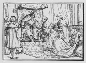 Ester on kruunattu kuningattareksi, Esther II, 17 tekijältä Hans after Holbein the Younger
