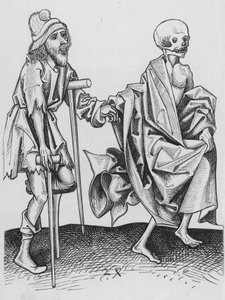 Holbeinin kuoleman tanssi tekijältä Hans after Holbein the Younger