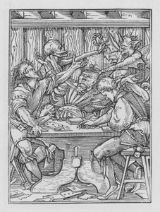 Holbeinin kuolematanssi: Pelimiehet tekijältä Hans after Holbein the Younger