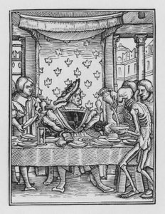 Holbeinin kuolematanssi: Kuningas tekijältä Hans after Holbein the Younger