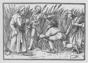Ruth Gleaneth Boasin pelloilla, Ruut II, 5 tekijältä Hans after Holbein the Younger
