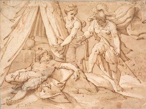 Tanskalainen:  Jael ja Sisera tekijältä Hans von Aachen