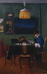 Lampun valolla tekijältä Harald Oscar Sohlberg