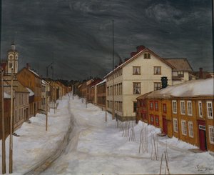 Mainstreet, Roros tekijältä Harald Oscar Sohlberg