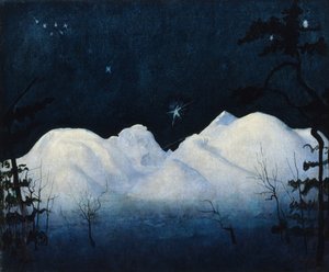 Talviyöt vuoristossa tekijältä Harald Oscar Sohlberg