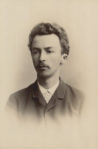 Vilhelm Hammershøin muotokuva 1864-1916, 1889. tekijältä Harald Riise