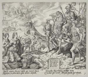 Feliços els pacificadors. Abigail calmant Davidfinnish tekijältä Harmen Jansz. Muller