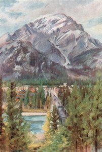 Cascade Mountain, Banff tekijältä Harold Copping