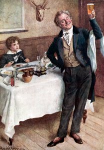 Charles Dickensin "David Copperfield" tekijältä Harold Copping