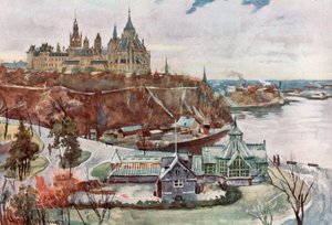 Parlamenttitalo, Ottawa tekijältä Harold Copping