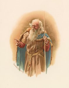 Polonius Shakespearen Hamletista tekijältä Harold Copping