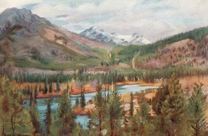 Bow-joki Banffissa tekijältä Harold Copping