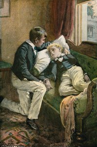 Tom kietoi kätensä Arthurin pään ympärille tekijältä Harold Copping